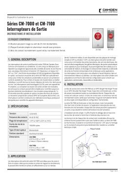 CAMDEN CM-7000&CM-7100 Manuel utilisateur