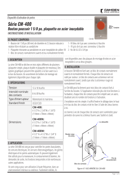 CAMDEN CM-400 Manuel utilisateur