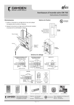 CAMDEN CM-700 Manuel utilisateur