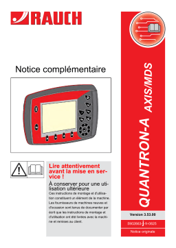 Rauch 2025 | QUANTRON-A | AXIS M / MDS Mode d'emploi