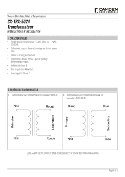 CAMDEN CX-TRX-5024 Manuel utilisateur