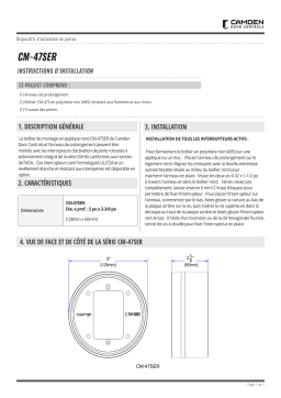 CAMDEN CM-47SER Manuel utilisateur