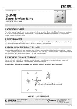 CAMDEN CX-DA400 Manuel utilisateur