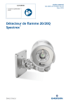 Spectrex D&eacute;tecteur de flamme 20/20Q Guide de d&eacute;marrage rapide