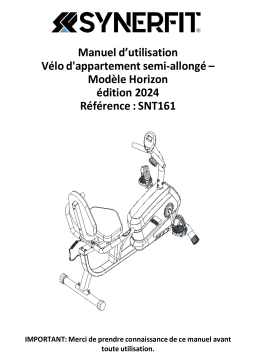 Synerfit 92341840 Mode d'emploi