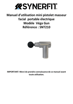 Synerfit 92547130 Mode d'emploi