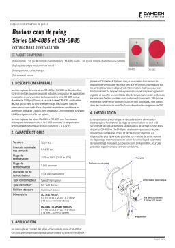 CAMDEN CM-4085&5085 Manuel utilisateur