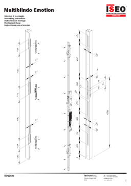 Iseo Multiblindo Emotion Manuel du propriétaire
