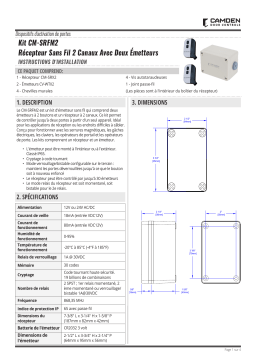CAMDEN CM-SRFM2 Manuel utilisateur