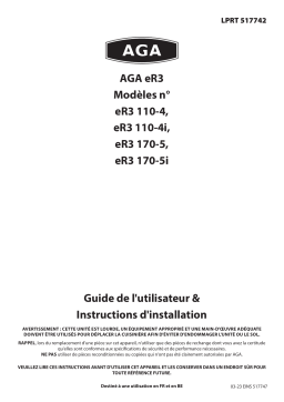 AGA eR3 110 and 170 Manuel utilisateur