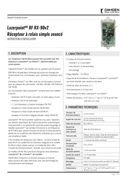 CAMDEN Lazerpoint-Kinetic RX-90v2 Manuel utilisateur
