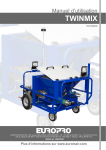 Euromair bi composant TWINMIX Manuel du propri&eacute;taire