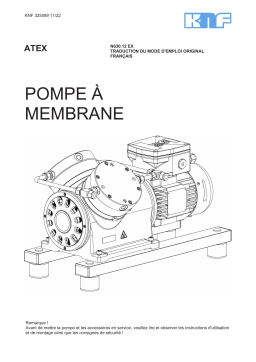 KNF N 630 Ex Manuel utilisateur