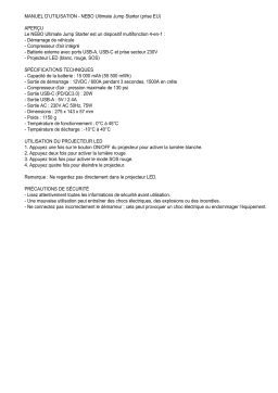 NEBO 92003450 Mode d'emploi