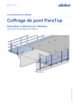 Doka Coffrage de pont ParaTop Manuel utilisateur