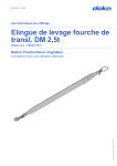 Doka Elingue de levage fourche de transl. DM 2,5t Mode d'emploi