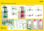 Doka S&eacute;curit&eacute; du travail dans la zone de cage Manuel utilisateur