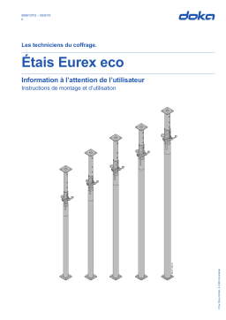 Doka Étais Eurex 20 eco Manuel utilisateur