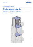 Doka Plate-forme tr&eacute;mie Manuel utilisateur