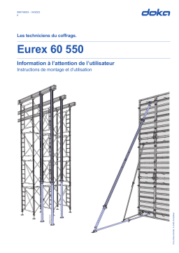Doka Eurex 60 550 Manuel utilisateur