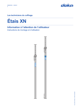 Doka Étais XN Manuel utilisateur