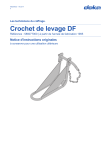 Doka Crochet de levage DF Mode d'emploi