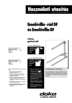 Doka Emel&ouml;villa - rud DF &eacute;s Emel&ouml;villa DF Mode d'emploi