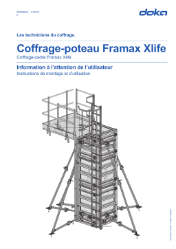 Doka Coffrage-poteau Framax Xlife Manuel utilisateur