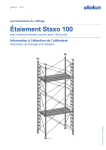 Doka &Eacute;taiement Staxo 100 Manuel utilisateur